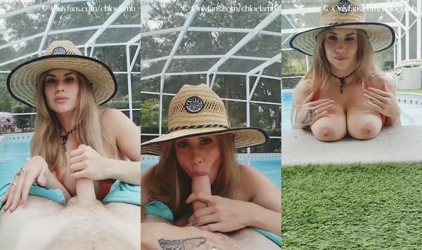 OnlyFans | Chloe Lamb | POV Fucks The Pool Boy