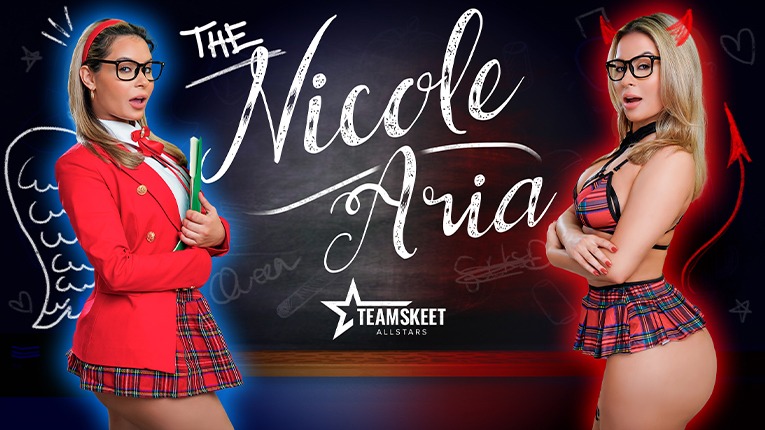 TeamSkeet | TeamSkeetAllStars | Nicole Aria | August Spotlight: Ready to Go Back to School? Nicole’s Fucking Lessons Are in Session