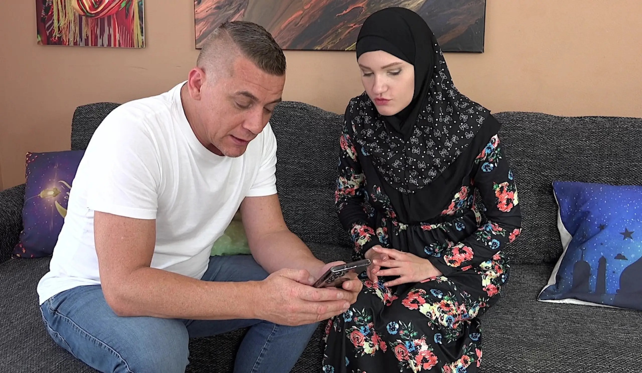 SexWithMuslims | Olivia Westsun, Steve Q | Hot Quickie With Horny Babe in Hijab